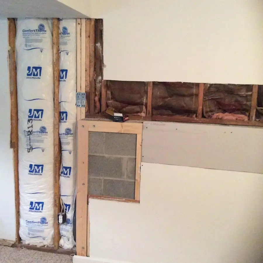 Wall insulation replacement during Odor Removal & Deodorization in Highwood